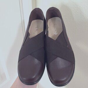 Refresh - Women's Cross Over Slip On Shoes - Brown - US Women's Size 10